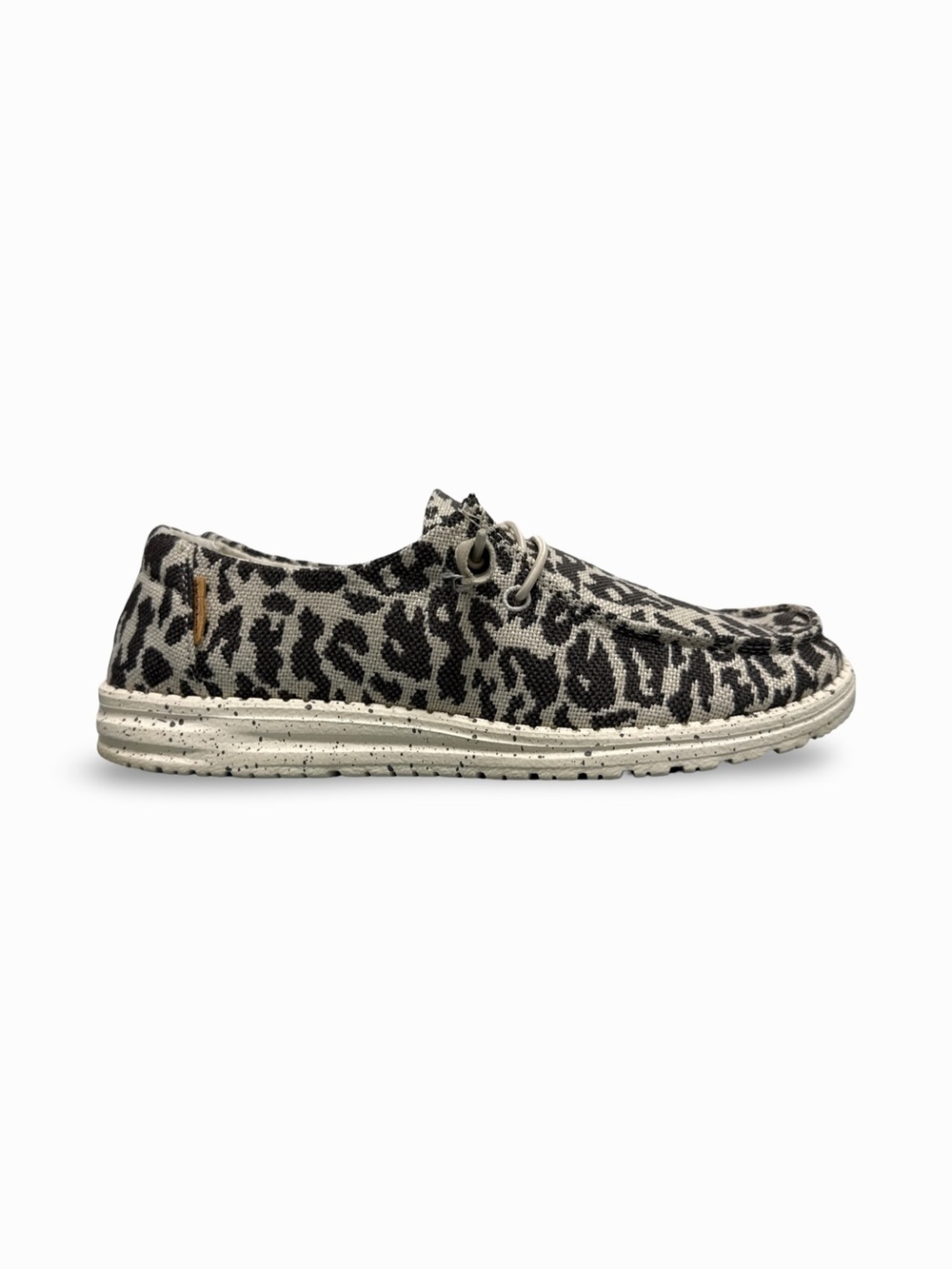 Hey Dude Wendy Woven Cheetah Print Slip-On Shoes Women’s 8